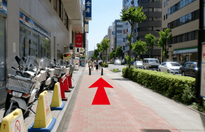 市営地下鉄新横浜駅からのルート