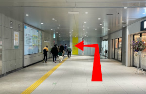 市営地下鉄新横浜駅からのルート